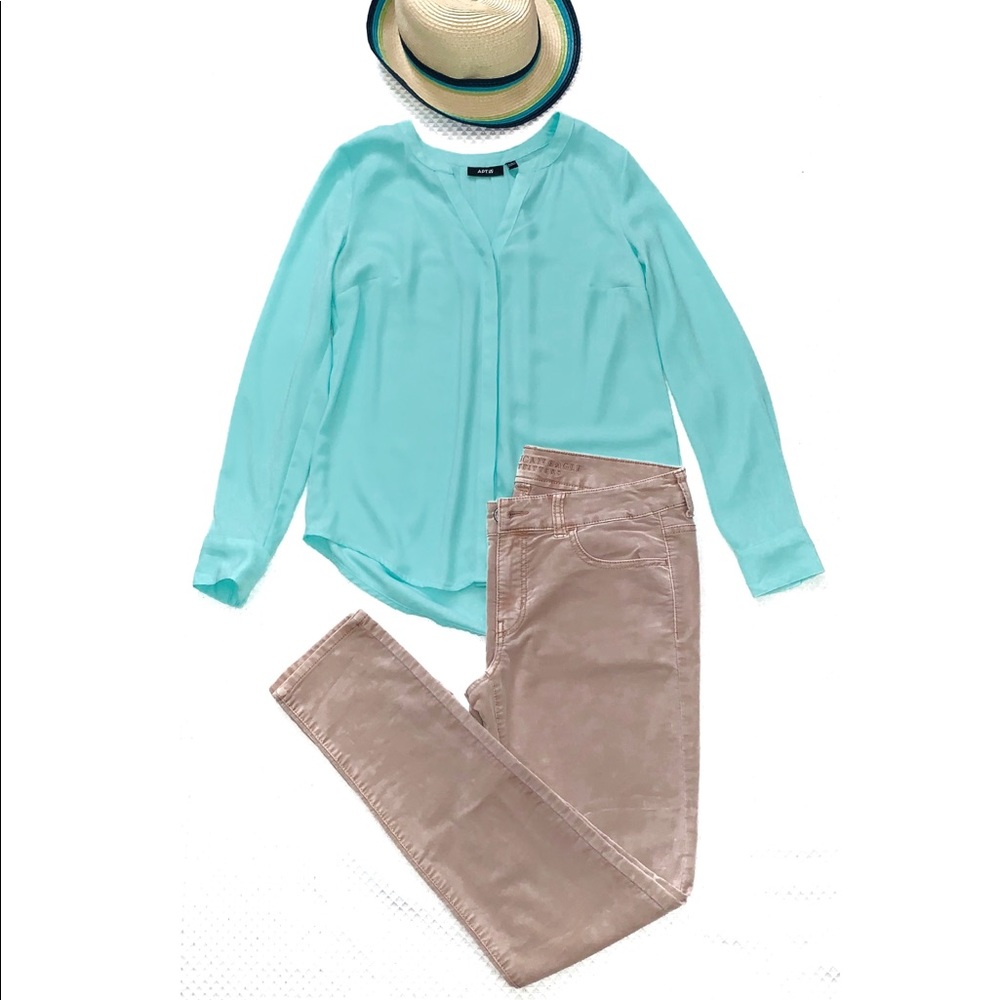 Corduroy Tan Stretch Jeggings